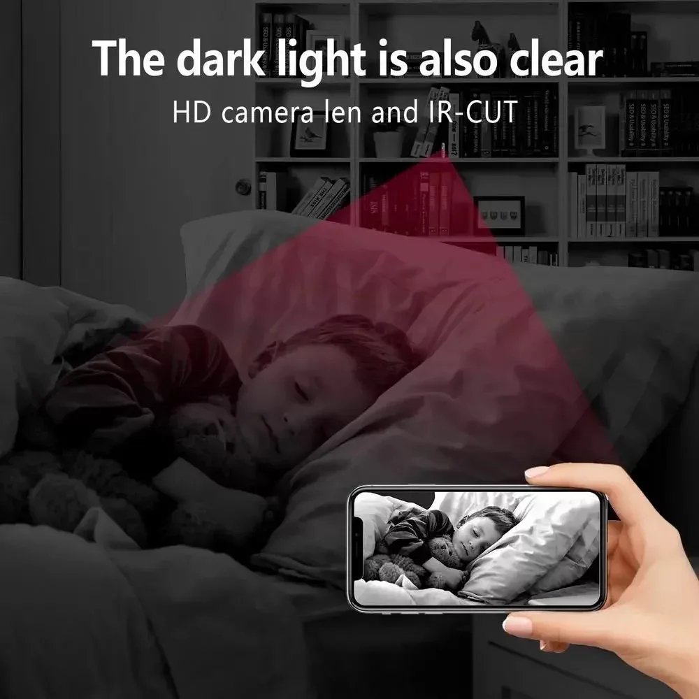 4K 1080p HD Mini Camera Wifi Smart Home IP Remote Portable Camcorder Night Vision Invisible Camera With Watch Band