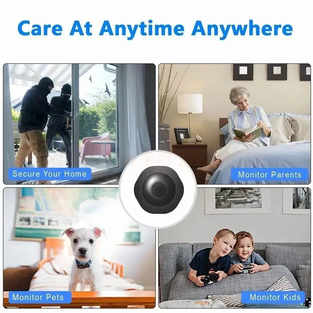 4K 1080p HD Mini Camera Wifi Smart Home IP Remote Portable Camcorder Night Vision Invisible Camera With Watch Band