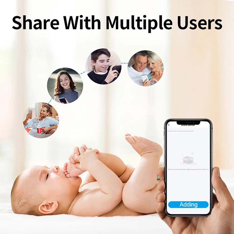 Rscamtom 5MP indoor mini camera Motion Detection Night Vision smallest Dome camera