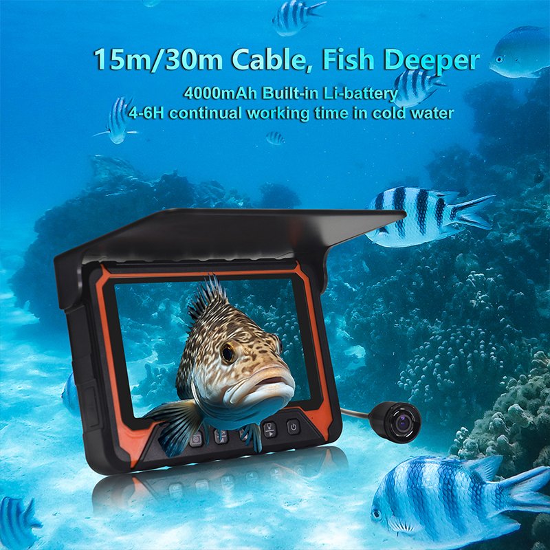 Wholesale price 5 inch fish detector fishing camera with DVR feature