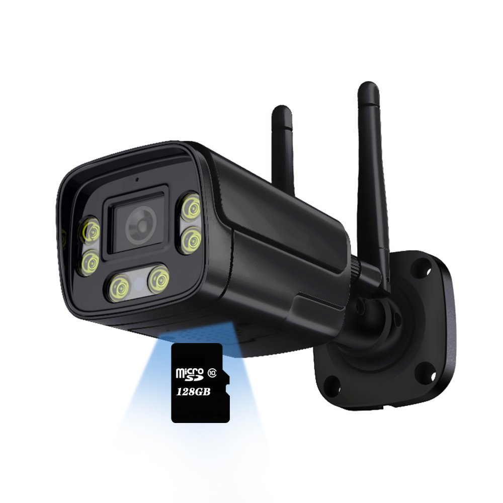 Metal Strong Street Camera 5MP Wifi Video Monitoring IP Network Security Protection Outdoor Videocam CCTV Audio Camera Colorvu