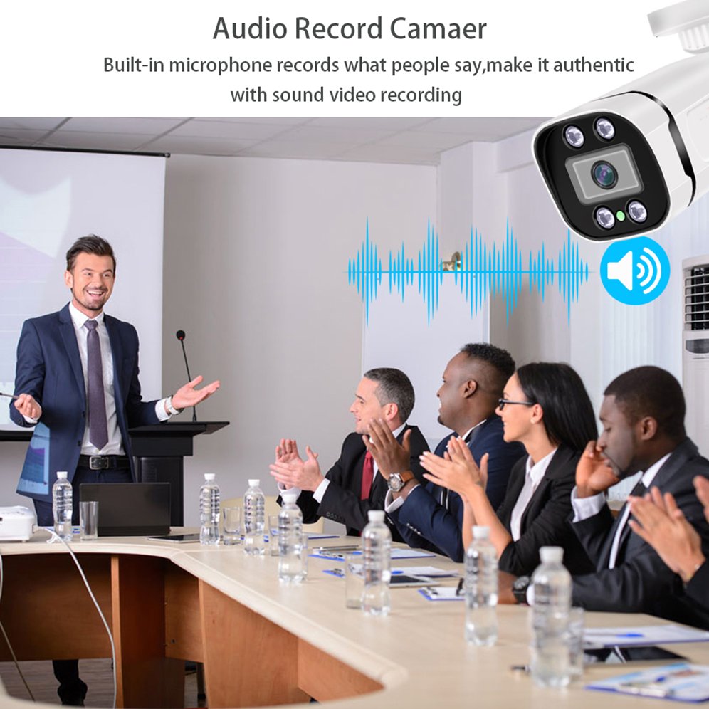 Hot 8MP AHD Bullet Camera Audio Human Detection Support 4K XVR CCTV System HD CMOS