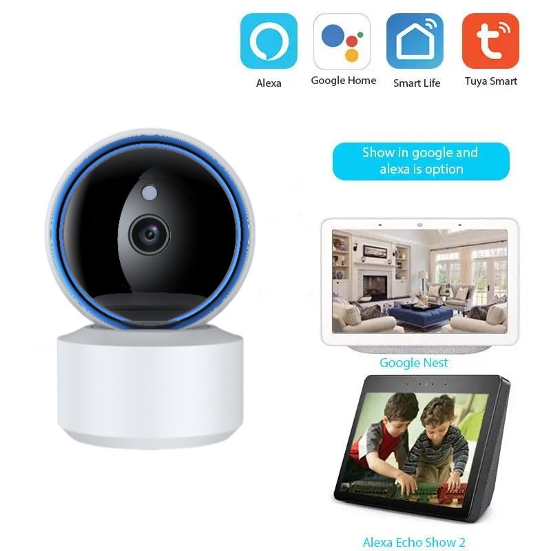 tuya smart ptz cctv wifi surveillance cc camera segurance indoor ip 5 mp 1080p tuya camera baby monitor