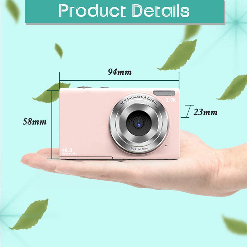 2.88Inch Big Screen Digital Camera 48MP FHD 2.7K Video Cameras