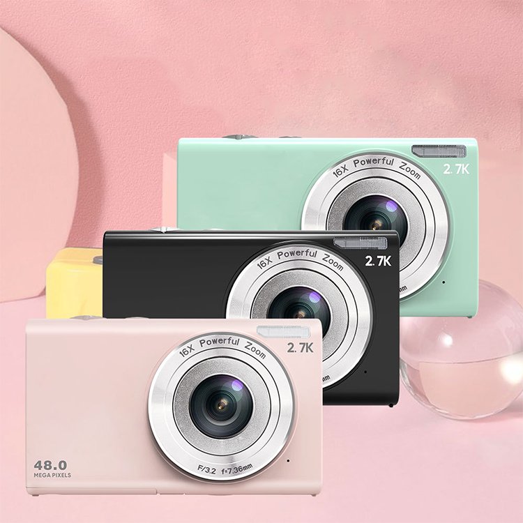 2.88Inch Big Screen Digital Camera 48MP FHD 2.7K Video Cameras