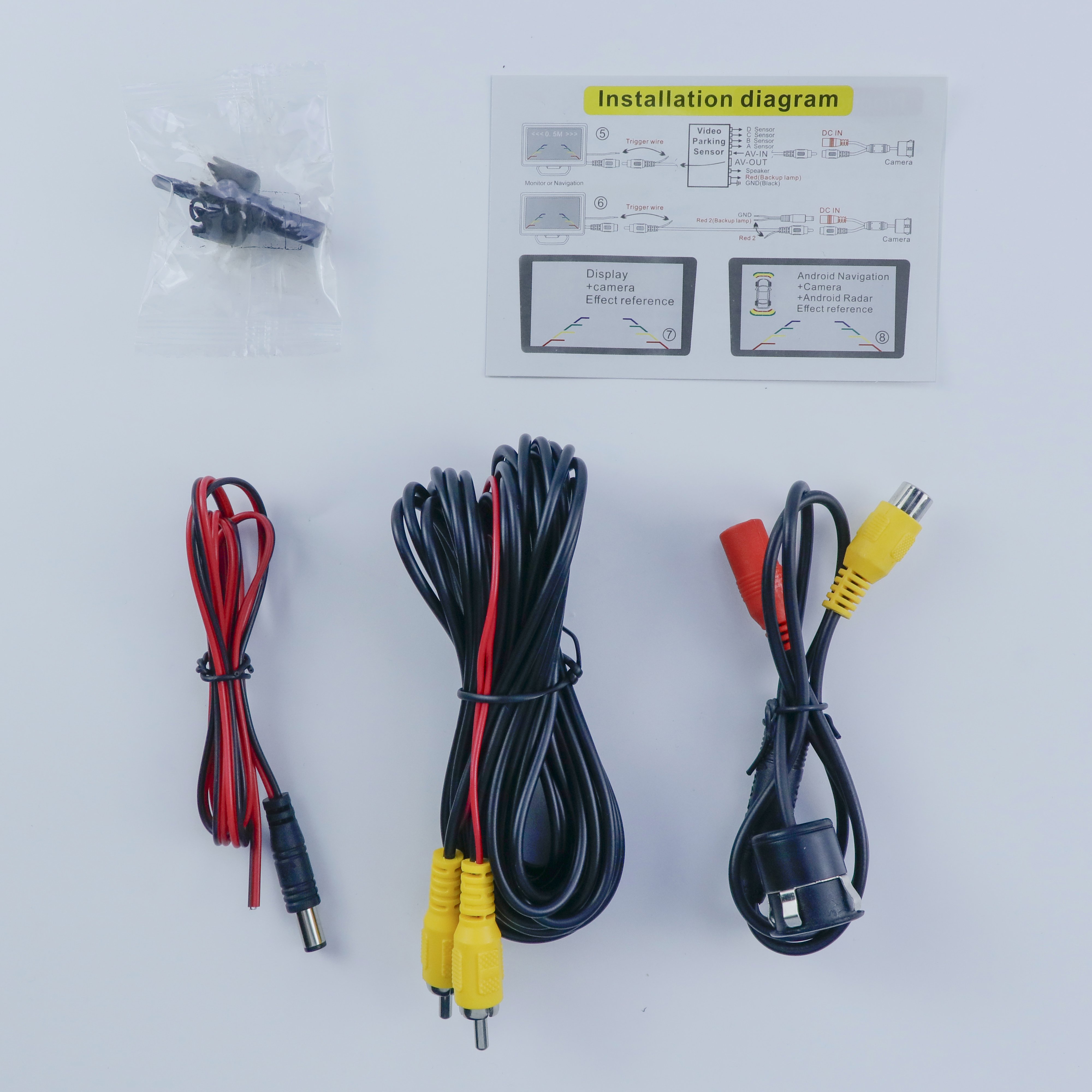 Hot Selling Custom Universal Waterproof Parking Backup Camera Rear Hd Night Vision Rear Embedded Mini Reverse Rear View Camera