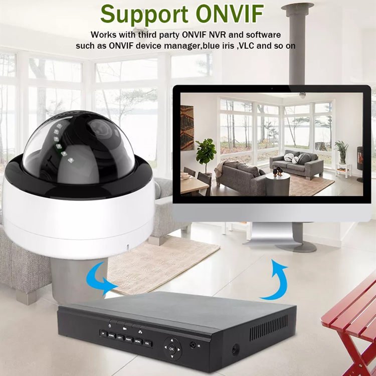 indoor POE cameras cctv buy chinese surveillance well network ip cctv 5mp remote audio security ip 66 security dome camera
