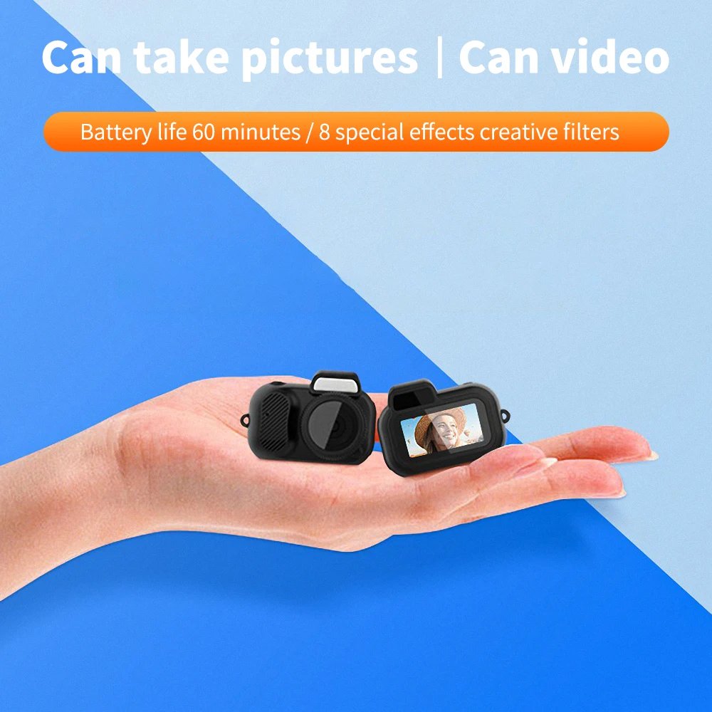 Monoreflexes Shaped Mini Camera 1080p Portable Vintage CMOS Indoor Outdoor HD Video Recorder Very Small Camcorder