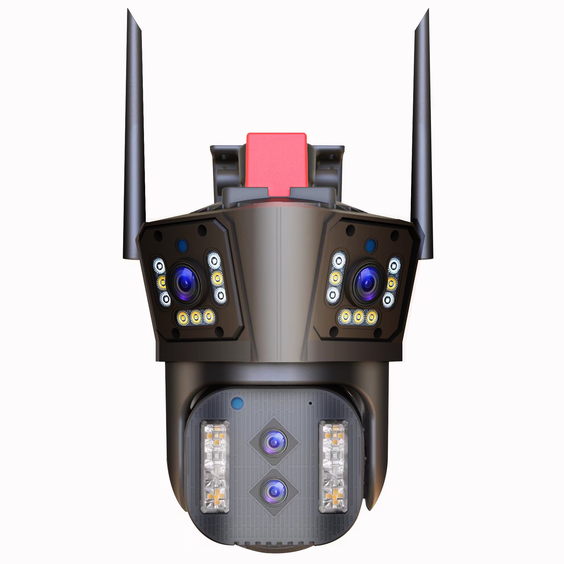 8MP Outdoor 10X Optical Zoom Surveillance 12MP Cctv WIFI Security Camera Audio Ptz Four Lens Network Camera