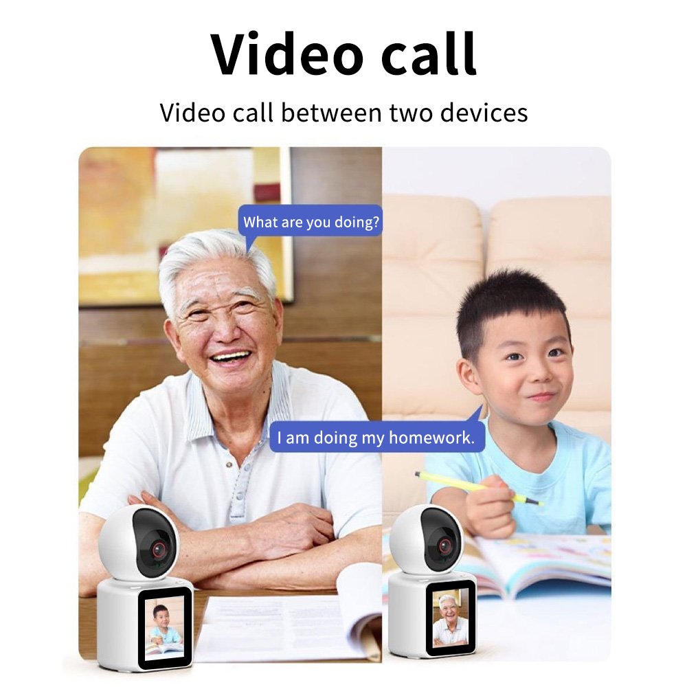 2023 New Home Wifi 1080p 2-Way Video Calling Cameras Record Baby Pet Monitor Surveillance IP Security Wireless Call Mini Camera
