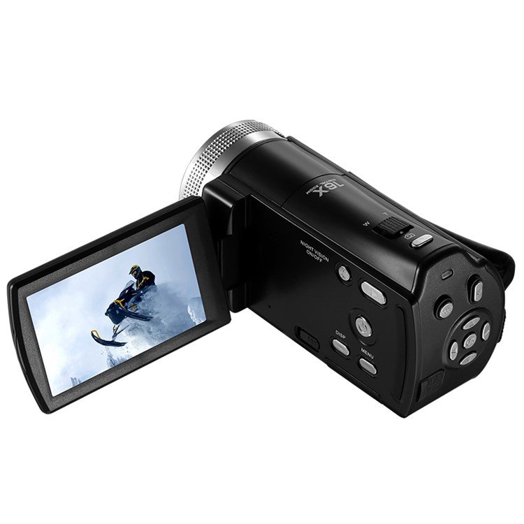 1080P Home Infrared Night Vision Video Cameras V12 16X Digital Zoom 3.0" TFT Touch Panel High Definition Camcorder Mini DV Gift