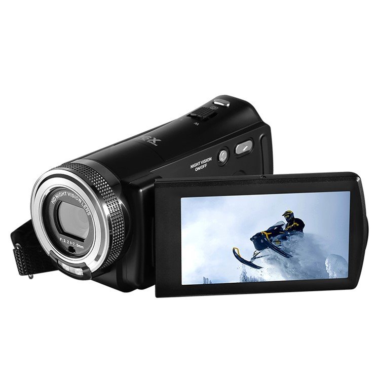 1080P Home Infrared Night Vision Video Cameras V12 16X Digital Zoom 3.0" TFT Touch Panel High Definition Camcorder Mini DV Gift