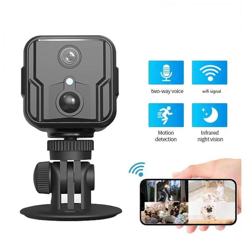 Network Camera Wireless T9W2 Built-in Siren Motion Detection Two-way Audio 2.4G Wi-Fi Security Wifi Cameras