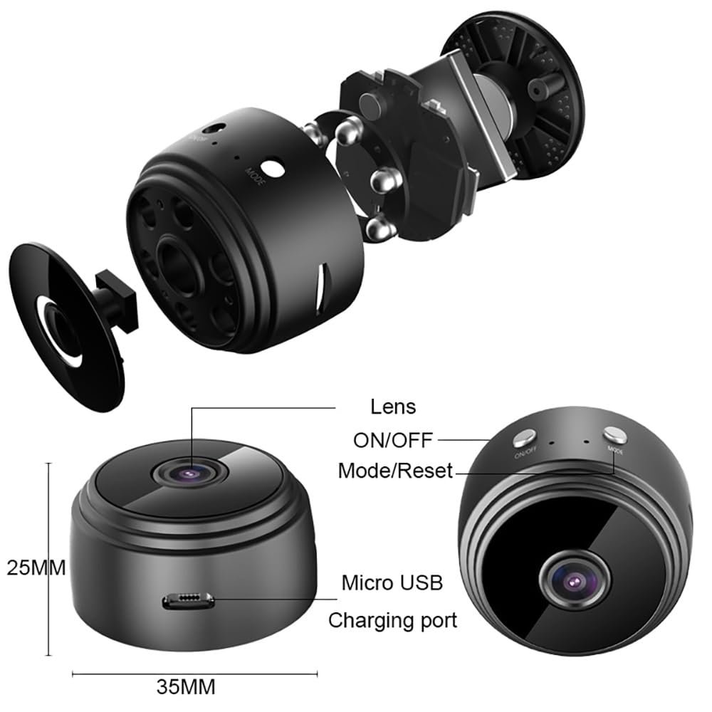 Home Magnetic Attraction WiFi 1080P HD IP Camera A9 Mini Camera
