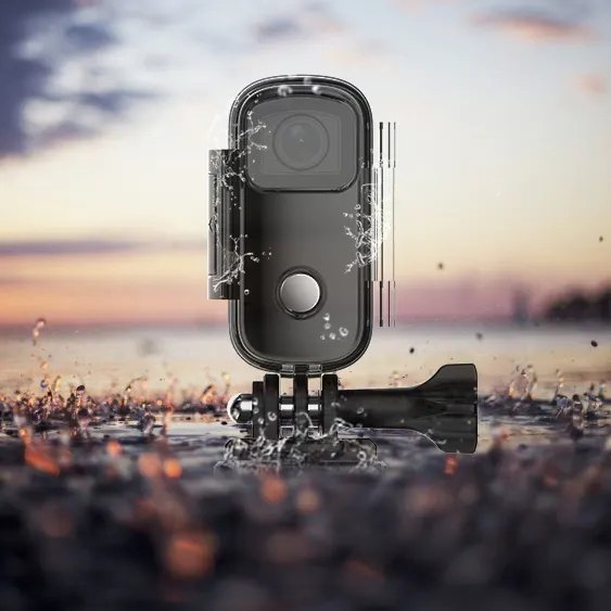 Hot Sell C100+ Mini Sport Camera 4K Waterproof 30M with Case Outdoor Sport Cam