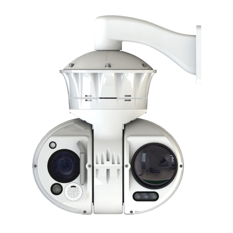 20 km Long Range IRay Detector Vox Zoom Infrared PTZ Water-Proof Intruder Detection Outdoor Thermal Imaging Camera