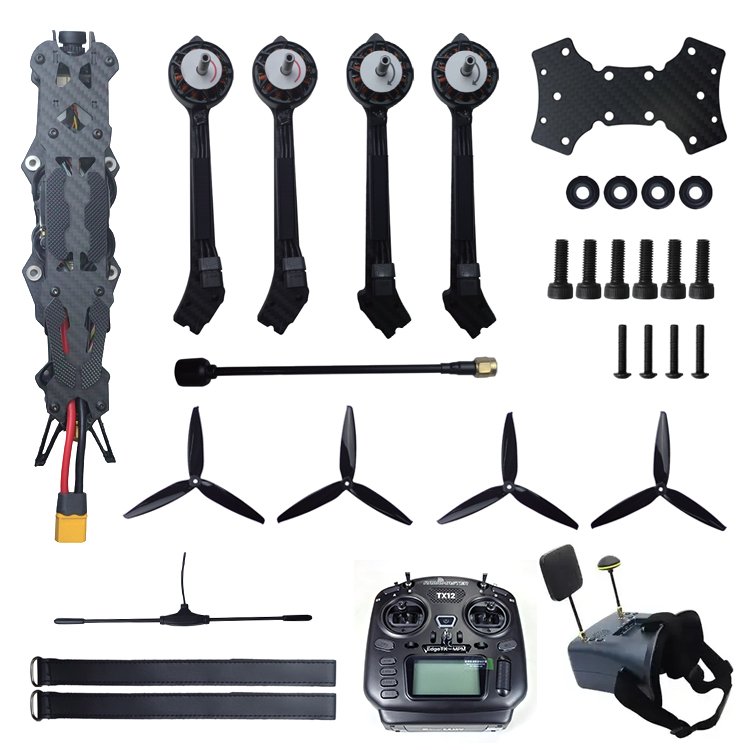 7/10inch Analog FPV Drone With 5.8G 1.6W ELRS 915/ELRS 2.4G/TBS 915 Crossfire Nano RX Se/Pro Receiver for Racing FPV Drone Drone