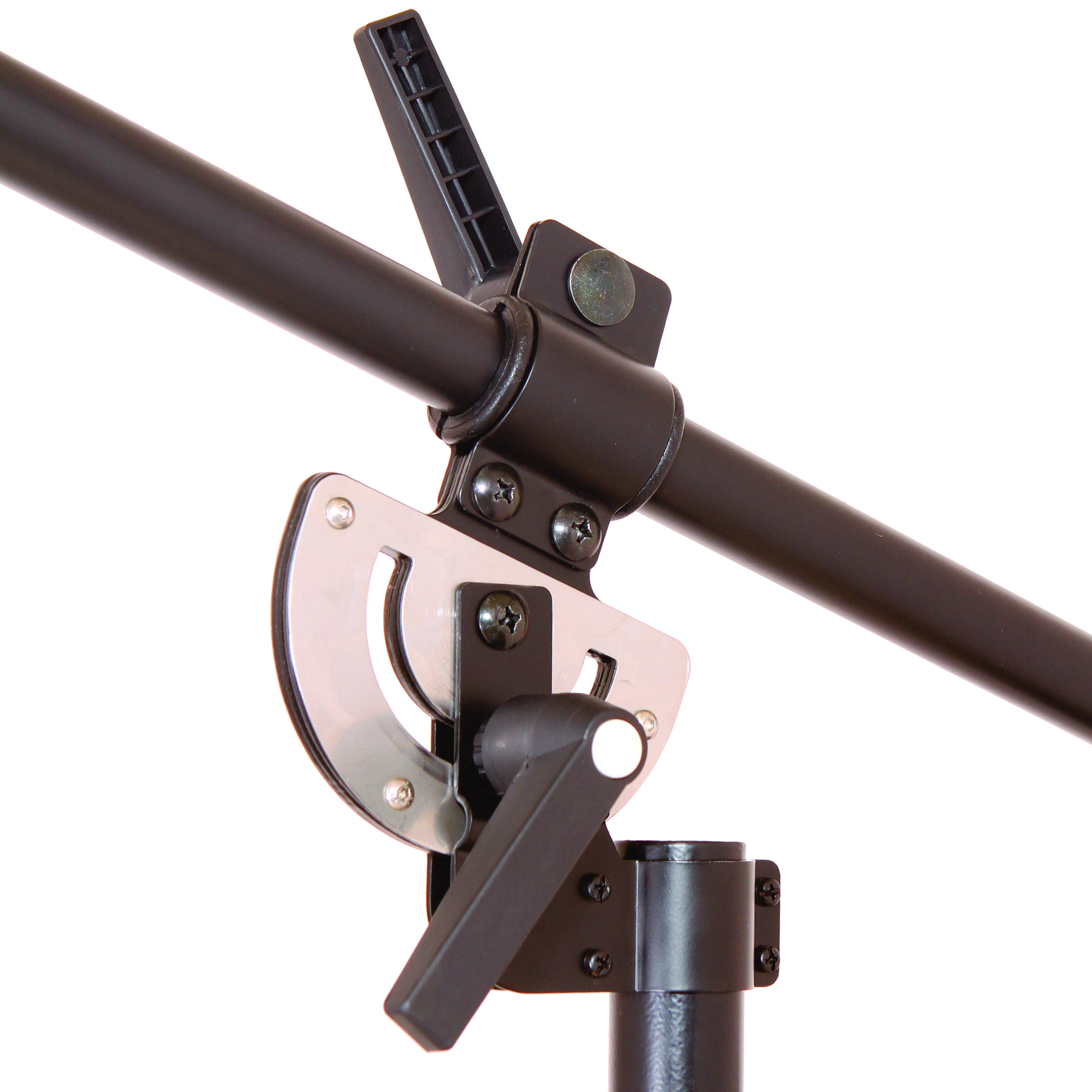 Harison Bahubali Boom Stand Black Powder-Coated Finish Air-Cushioned with Carry Bag for Vertical Support of Lights and Camera