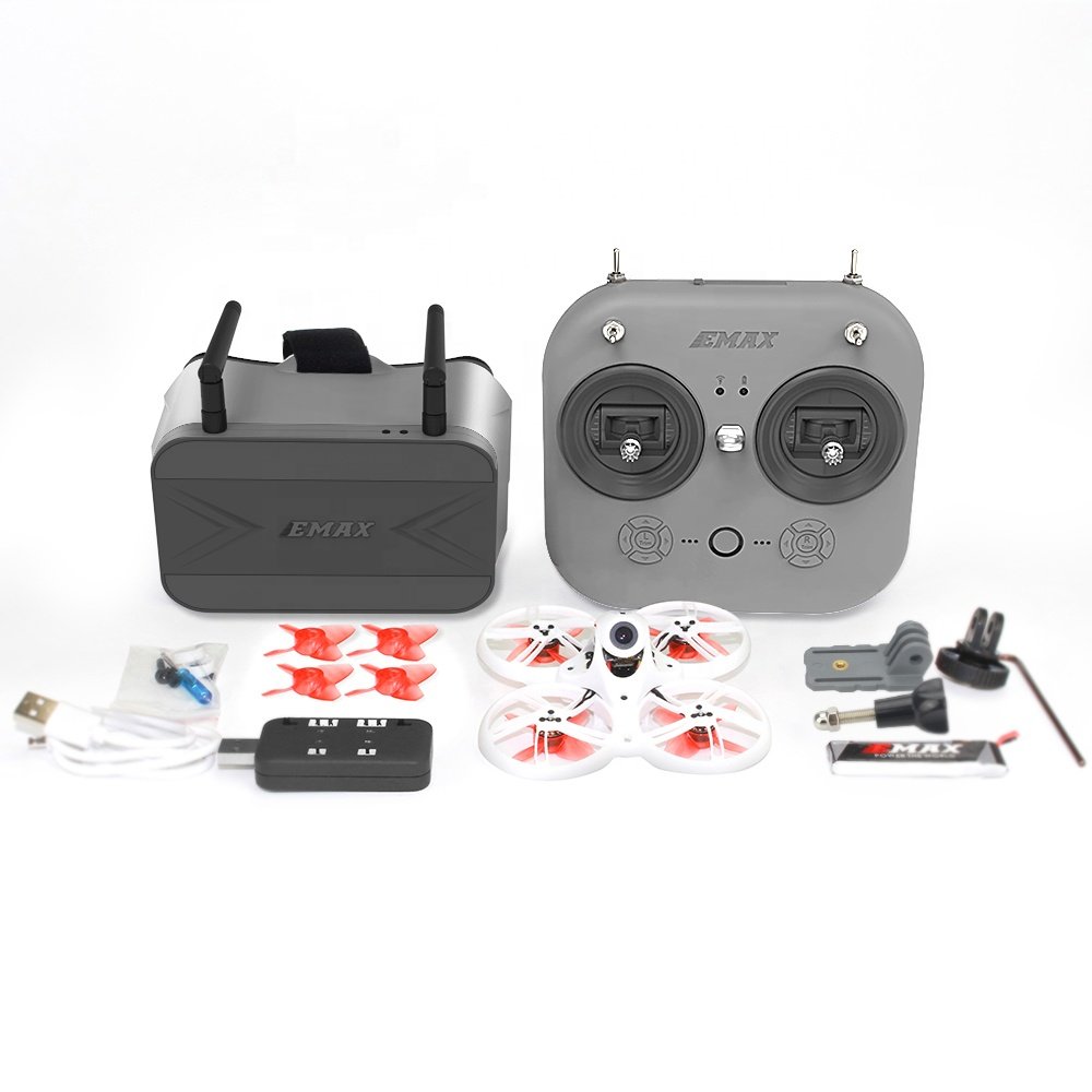 EMAX YINYAN Tinyhawk III RTF Kit Analog FPV Racing Drone F4 5A 15000KV 37CH 25-100-200mW VTX 1S-2S with Controller & Goggles