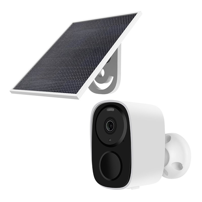 Hot Sales OKAM 3MP Low Power PIR Network Wireless Smart Home Alarm Security Battery Cloud Storage Solar Security Camera