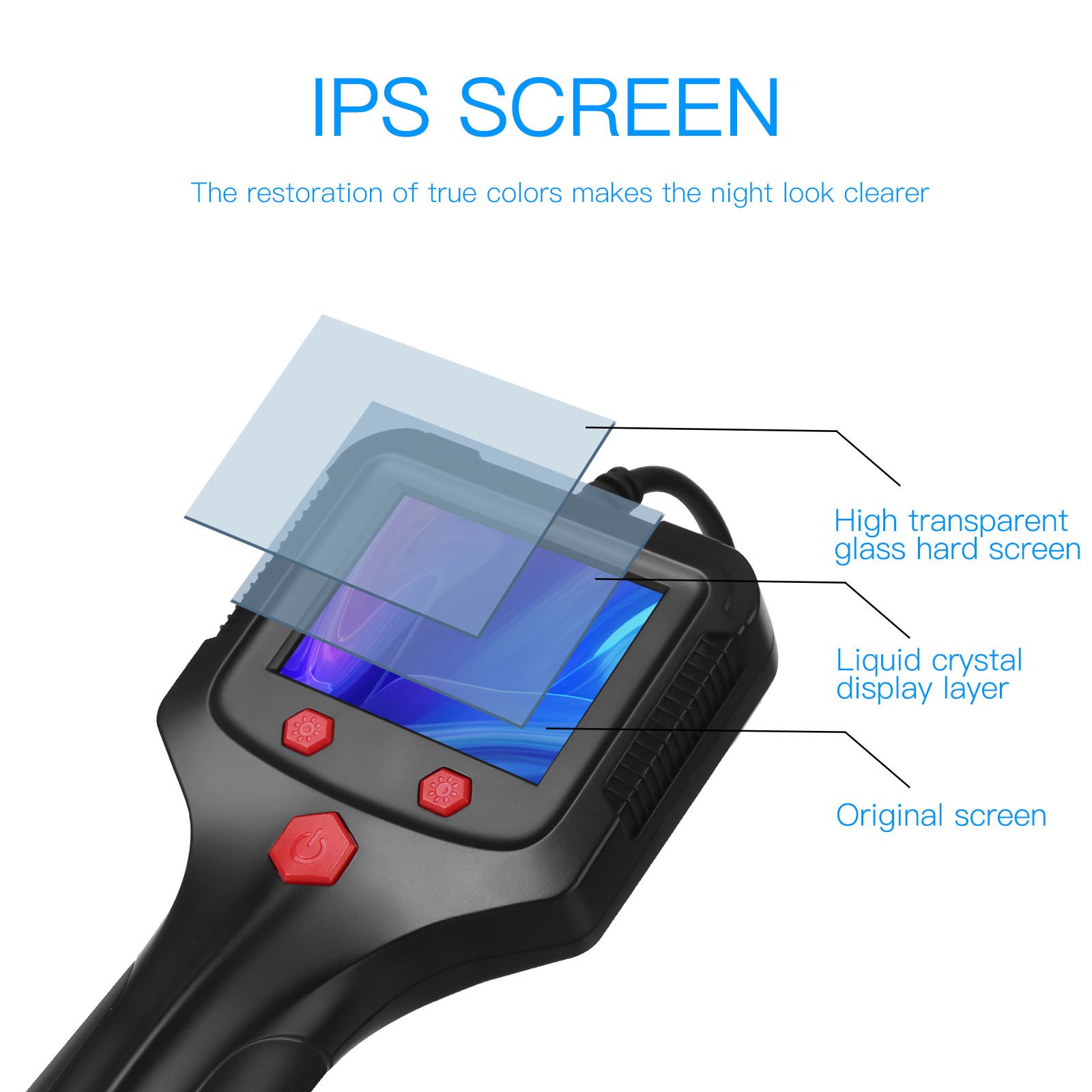 1920x1080P Industrial Underwater Pipe Endoscope Inspection Camera with screen