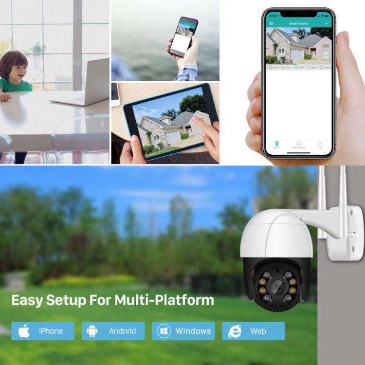 Top Sale 2mp 3mp 5mp IP Camera Ip Ptz Wifi External With 32G 128gb Sd Card Quick Installation Dome Security Mini Camera