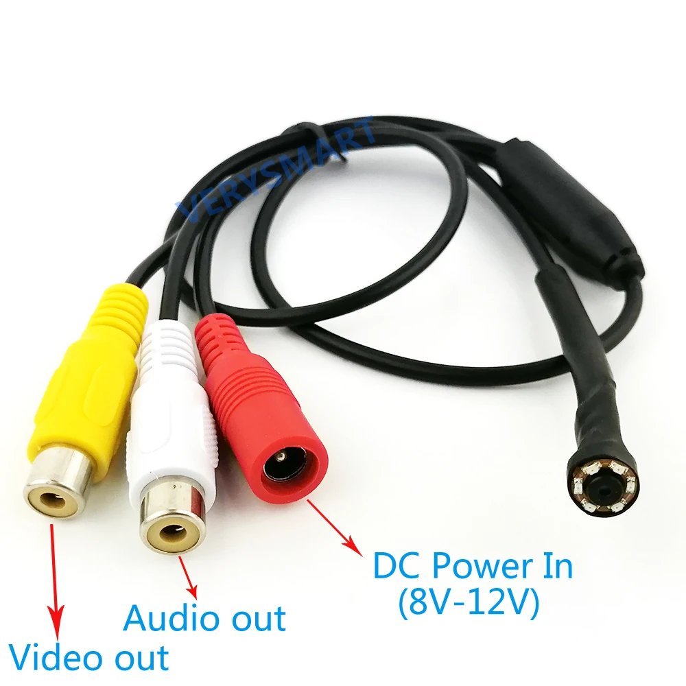 Analog Micro Mini CVBS CCTV Security Camera 700TVL Night Vision