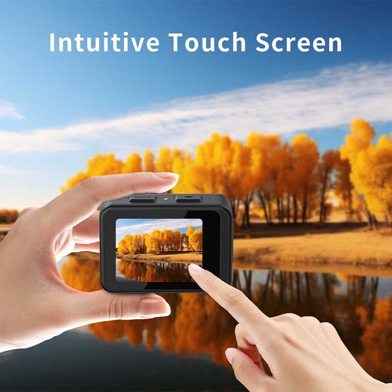 High Quality Mini Cube 4K Sports Camera 20Mp 21m Body Waterproof Underwater Camera 2.1'' Lcd Ultra Action Camera