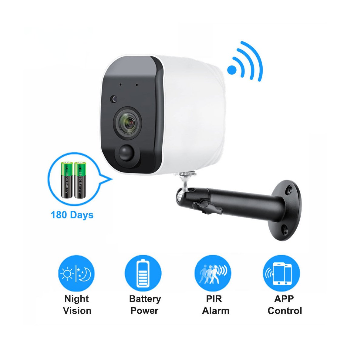 Wholesale Low Power Battery Smart Pir Camera Tuya App Remote Control Two-way Audio Night Vision Network Camera
