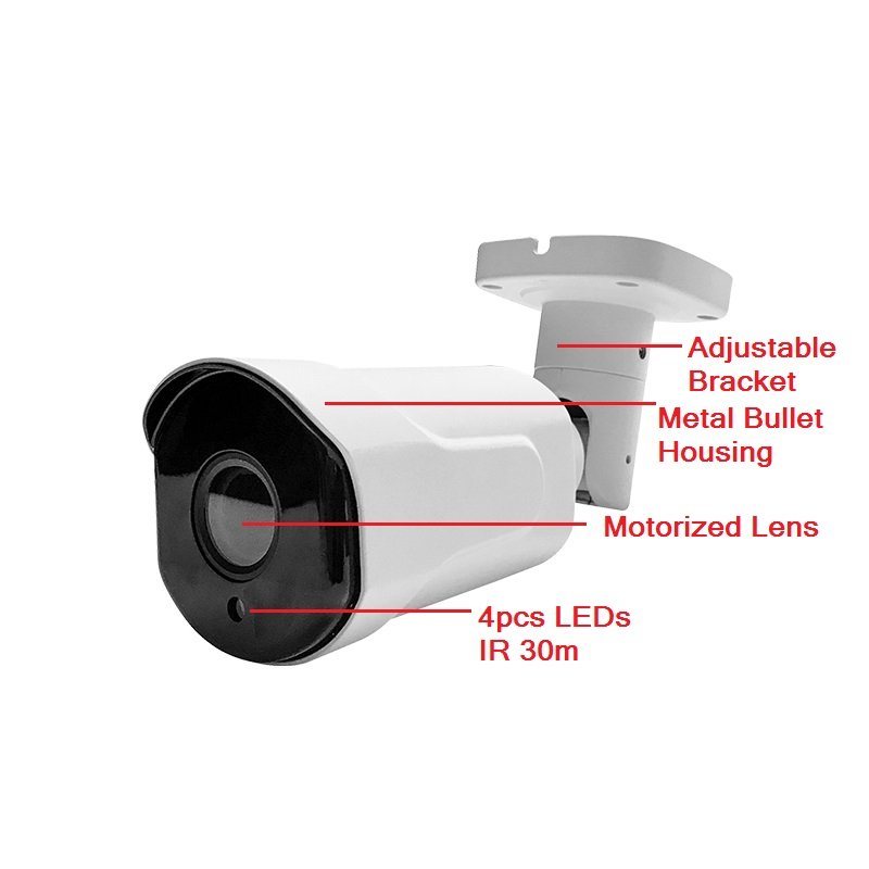 FSAN2MP 3MP 5MP CCTV Analog Camera Full Color Metal Warm Light Bullet DVR Video Security Outdoor 1080P AHD CCTV Camera
