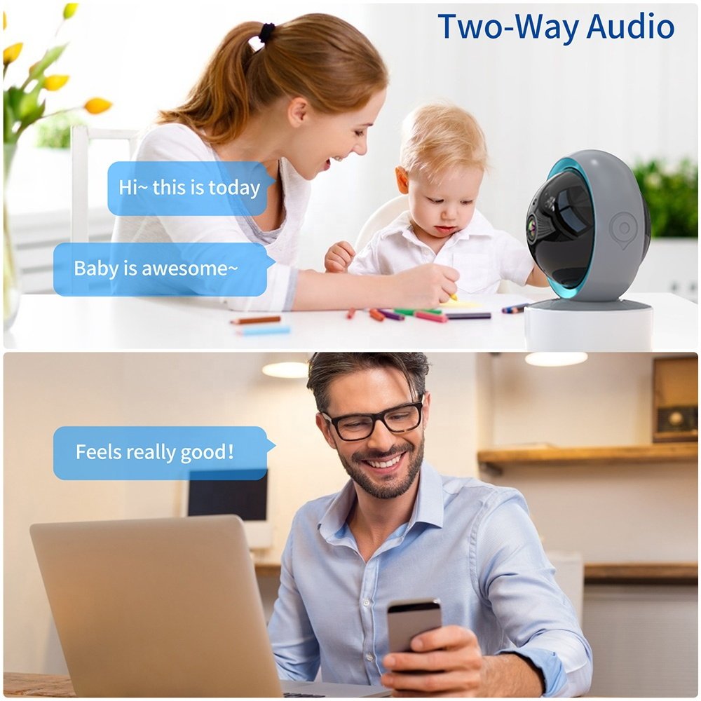 tuya smart baby monitor 1080P CCTV Wireless digital cameras wifi IP night vision network mini camera