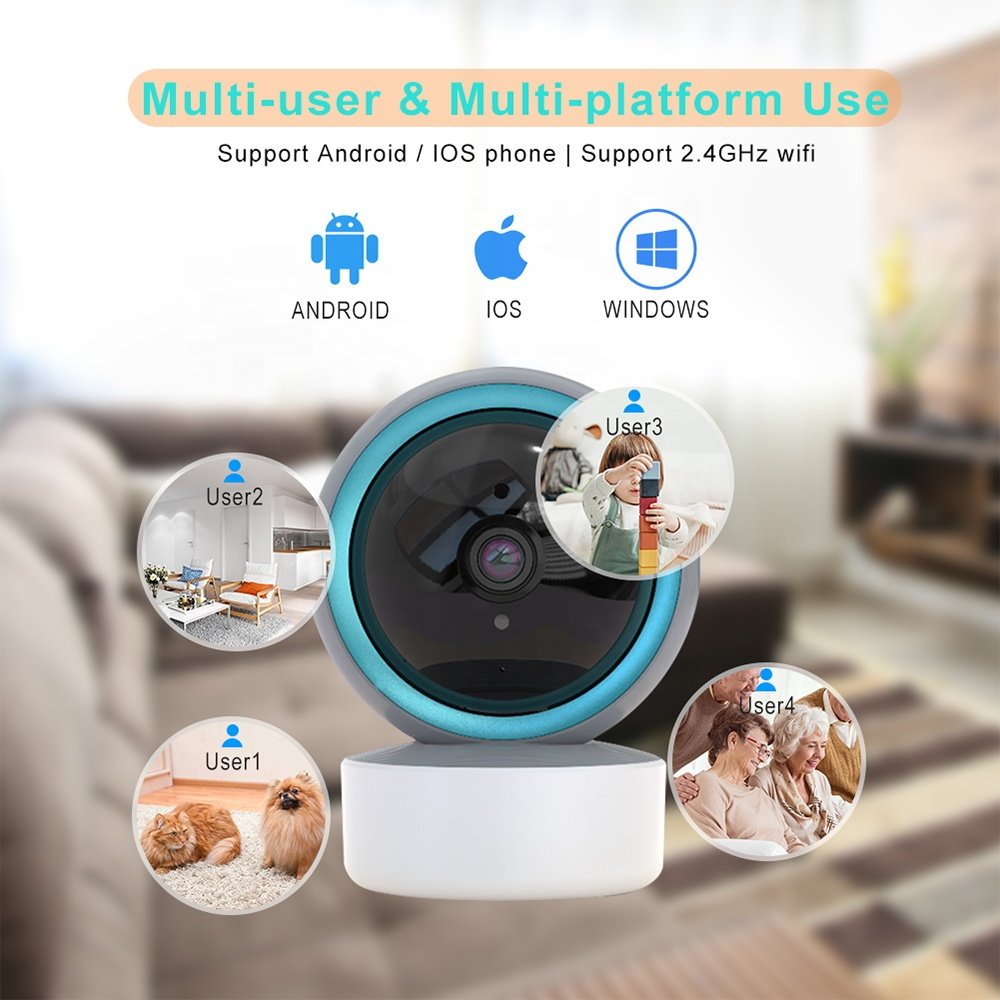 tuya smart baby monitor 1080P CCTV Wireless digital cameras wifi IP night vision network mini camera