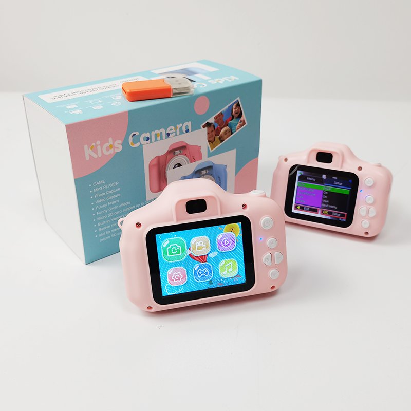 Kids Mini Digital Photo 1080P Video Camera 2.4 Inch HD Screen Small Toy Camcorder Micro Cam Photography Children Birthday Gift