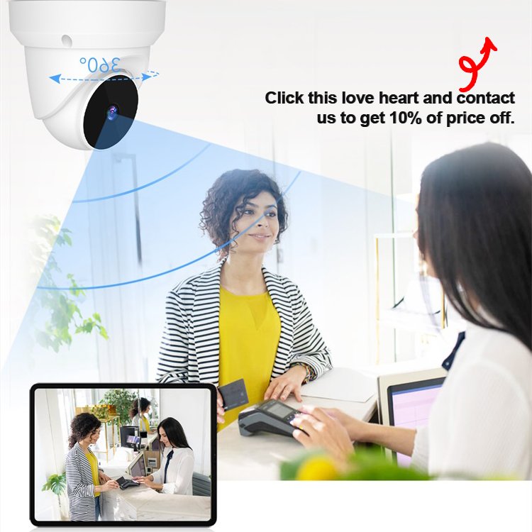 High Quality V380 Por 5MP Wireless Home Security Camera with Two-Way Audio Smart Network CCTV Wifi PTZ Dome Mini Camera