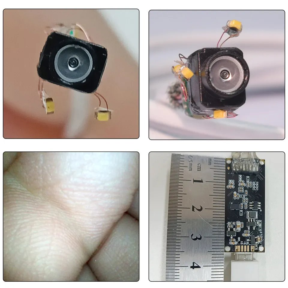 0-8 LEDs camera module mini secret hidden camera with image board flexible portable usb camera for endoscopefactory price
