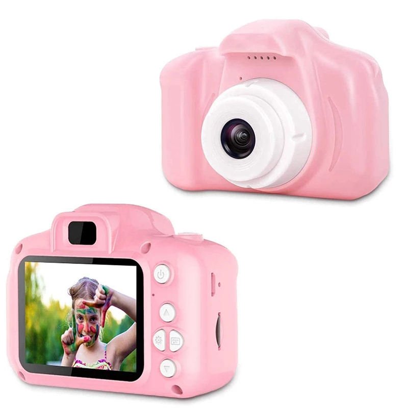 Children's mini digital camera 2 inch screen HD sports mini can take photos and videos
