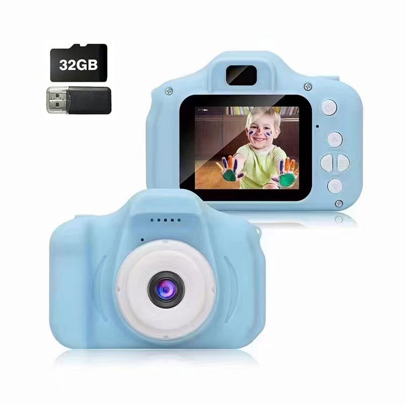 Children's mini digital camera 2 inch screen HD sports mini can take photos and videos