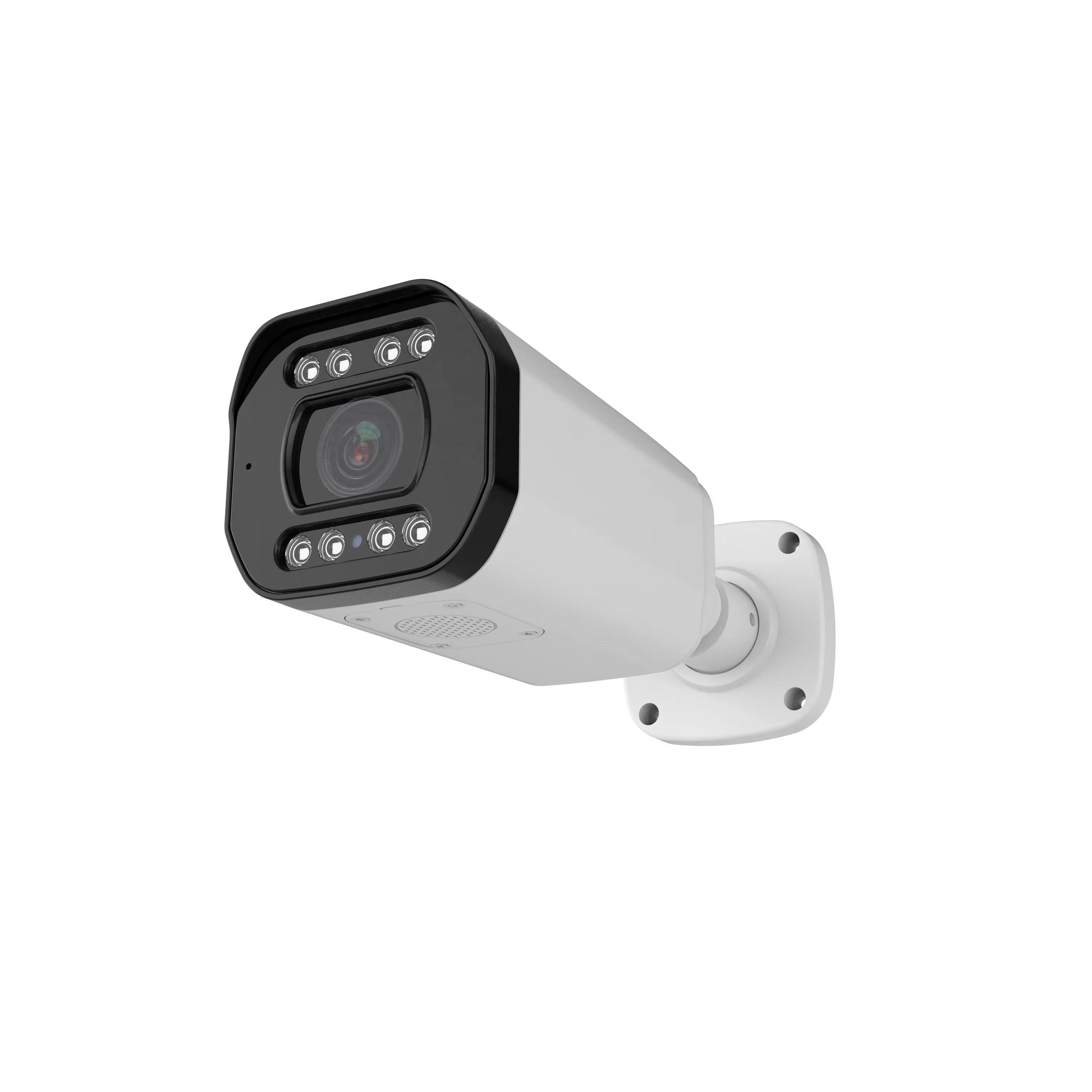 YGHT 4K Bullet IP Camera 5X Zoom 2.8-12mm Lens 40m Full Color Night Vision H265+ Compression IP66 Waterproof POE Network Camera