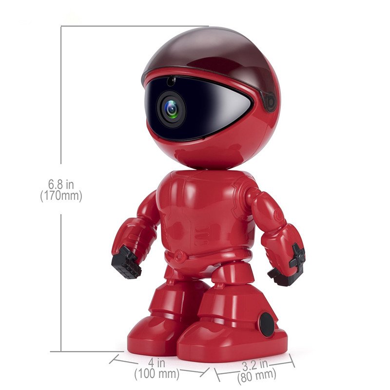 HD Network Camera - Two-way Audio, 2.4GHz and 1080P Robot Camera