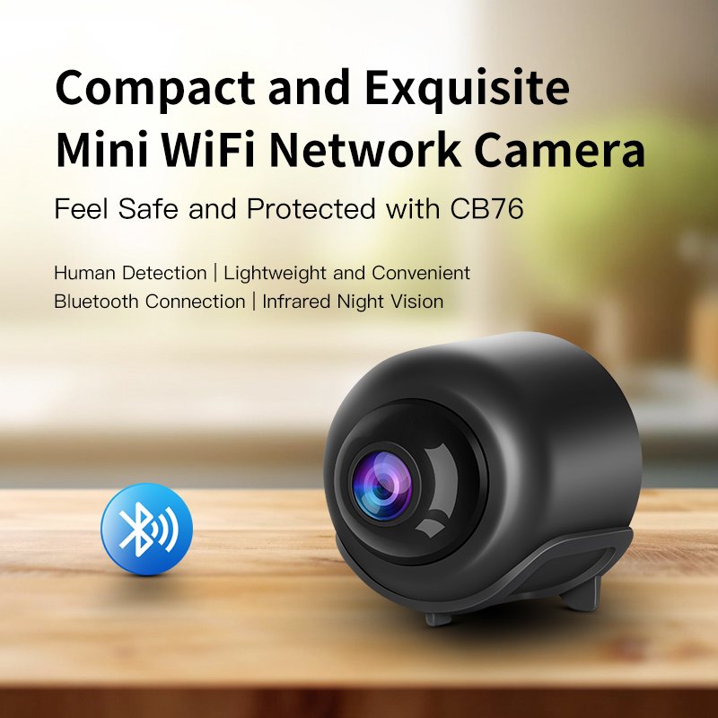 Mini Camera Wireless Wifi HD 1080P Bluetooth Night Vision House Security Camera Indoor Mini Car Camera