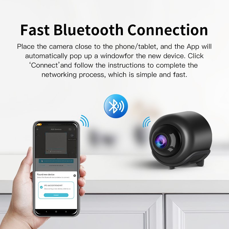 Mini Camera Wireless Wifi HD 1080P Bluetooth Night Vision House Security Camera Indoor Mini Car Camera