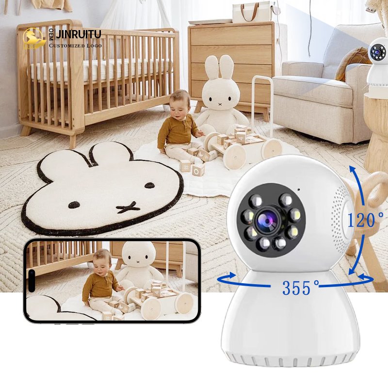Smart Home Mini wifi 2 million pixel 360-degree panoramic wireless 2.4g/5g wifi smart indoor camera wholesale customization