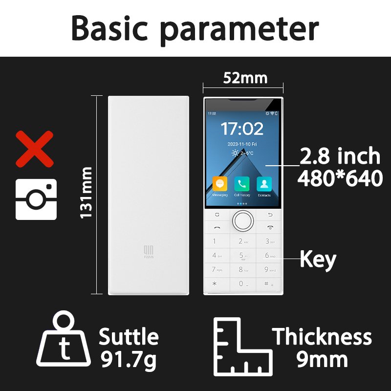 4G Google Touchscreen Keyboard Duoqin F22 Android 11 No Camera Small Portable Fashionable Smart Mobile Telephones With Low Price