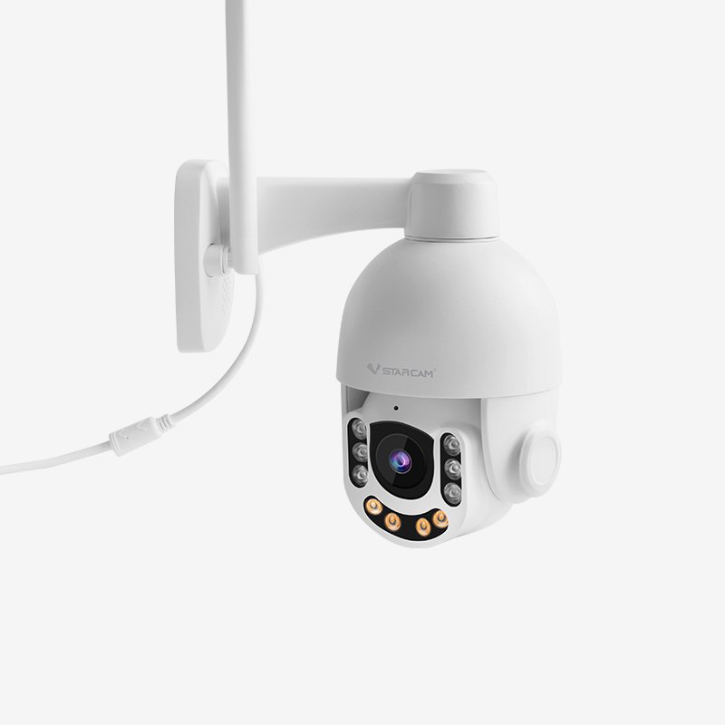VStarcam CS65-X5 Wireless AI humanoid detection cloud storage CCTV Security Camera full color night vision 5X Zoom PTZ camera