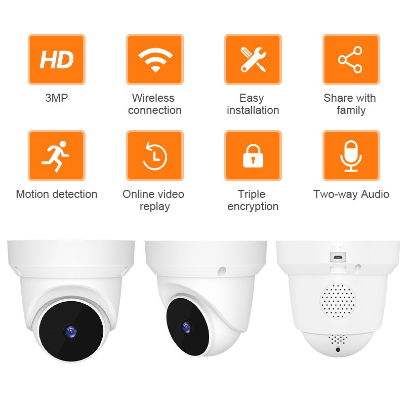 tuya smart APP cctv surveillance & ip camera wifi home security wireless camera