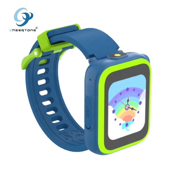 CTW24 New product small detachable kids smart watch with 90 degree rotatable and retractable camera 32 games 15 stories 4 music
