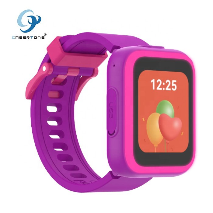 CTW24 New product small detachable kids smart watch with 90 degree rotatable and retractable camera 32 games 15 stories 4 music