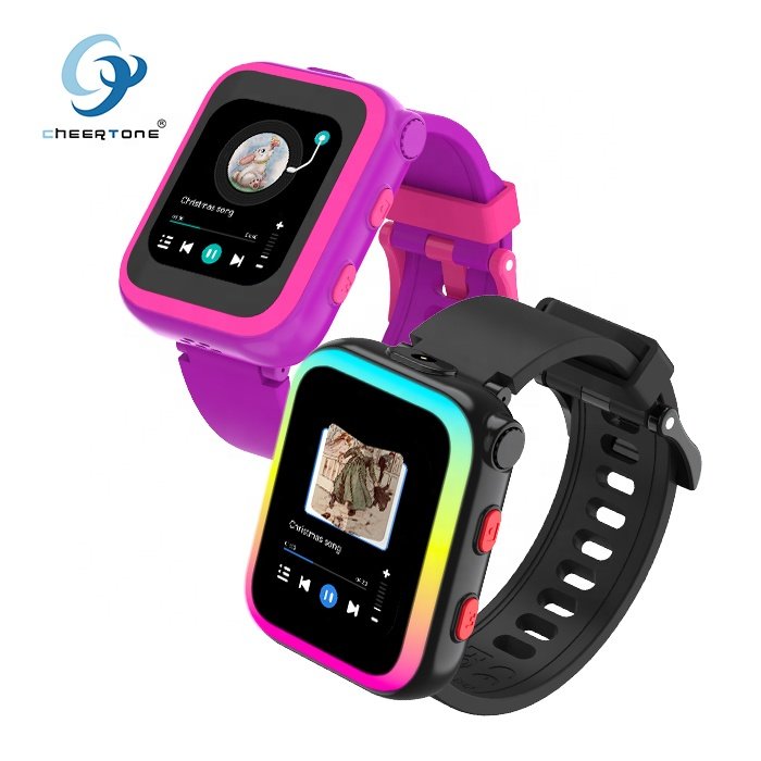 CTW24 New product small detachable kids smart watch with 90 degree rotatable and retractable camera 32 games 15 stories 4 music