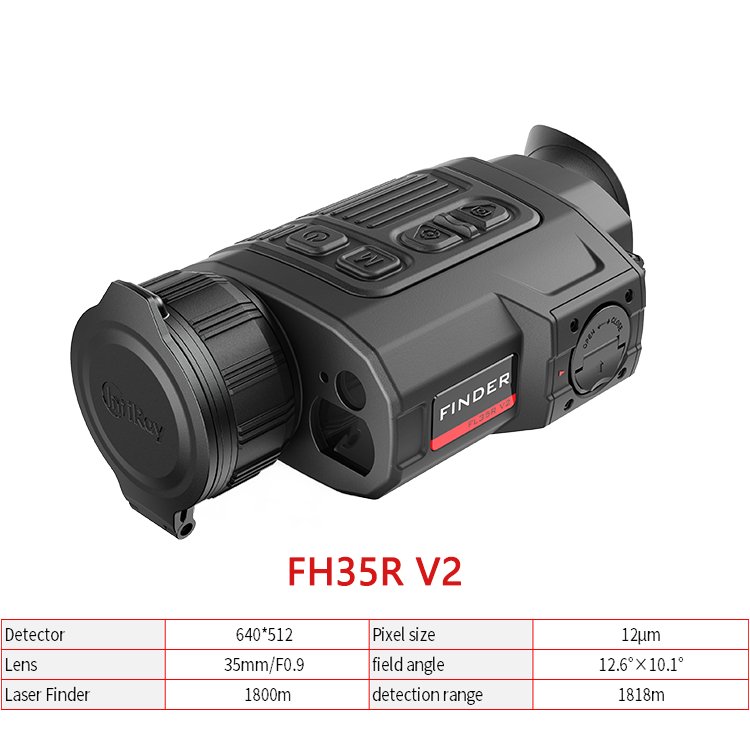 Thermal Vision Camera Finder Thermal Monocular with Laser Rangefinder and WIFI for Outdoor Hunting FH35R Thermal Scope