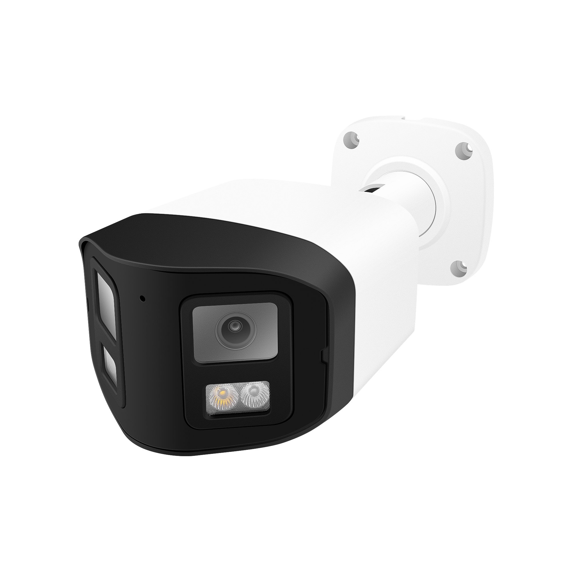 8MP Panoramic 180 Degree Super Wide Angle Dual Lens ColorVu Bullet Network IP Camera With two-way audio SD Slot AI Detection P2P